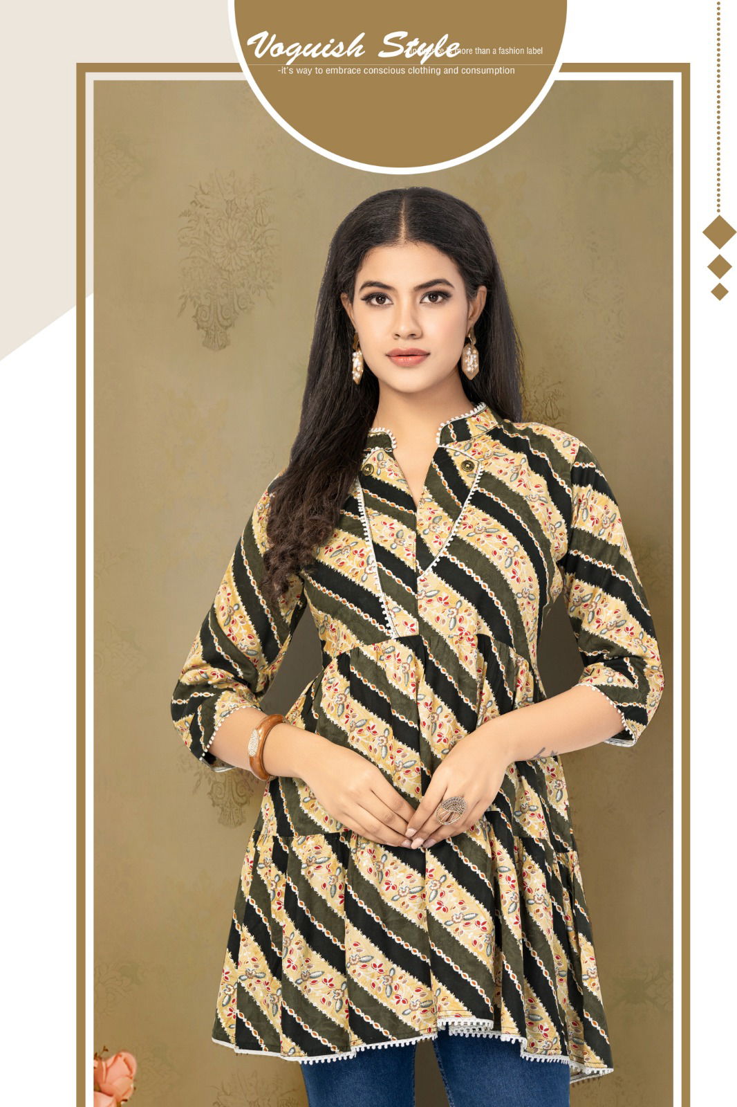 Shefali 3 By Hirwa Western Short ladies Top Wholesale Market in Surat